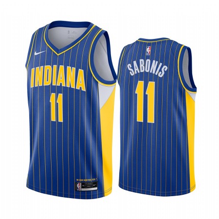 Herren NBA Indiana Pacers Trikot Domantas Sabonis 11 2020-21 City Edition Swingman